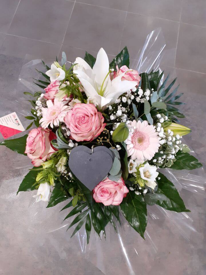 Leti-rose-fleuriste-landivisiau- Bouquet Rond