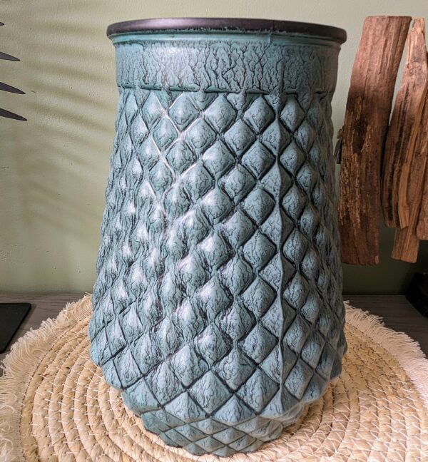 Vase vert et noir
