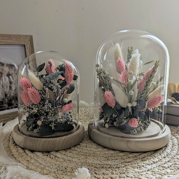 Fleurs séchées sous cloche – Image 2